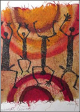 Batik en papel